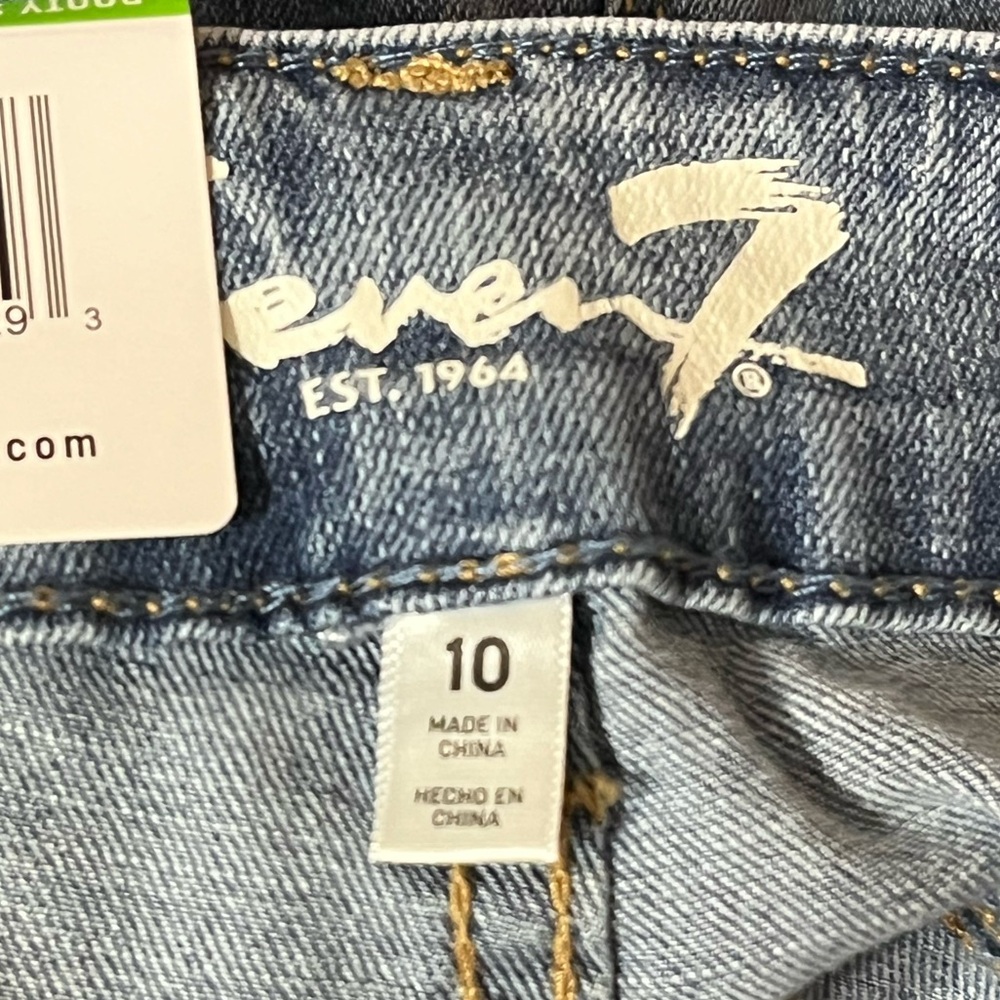 Seven7 Jeans Booty Shaper High Rise Denim Legging - Picture 10 of 11